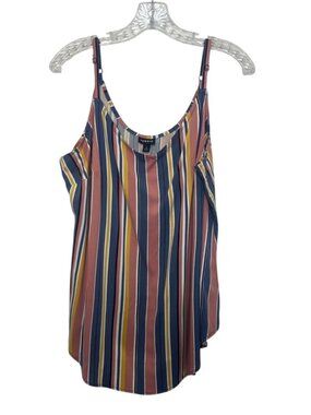 Torrid Striped Cami Tank Top Size Large 0 Multicolor New Adjustable Straps